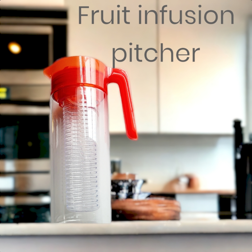 Water fruit infusion pitcher